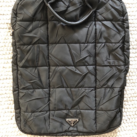 Prada black tote bag limited collection